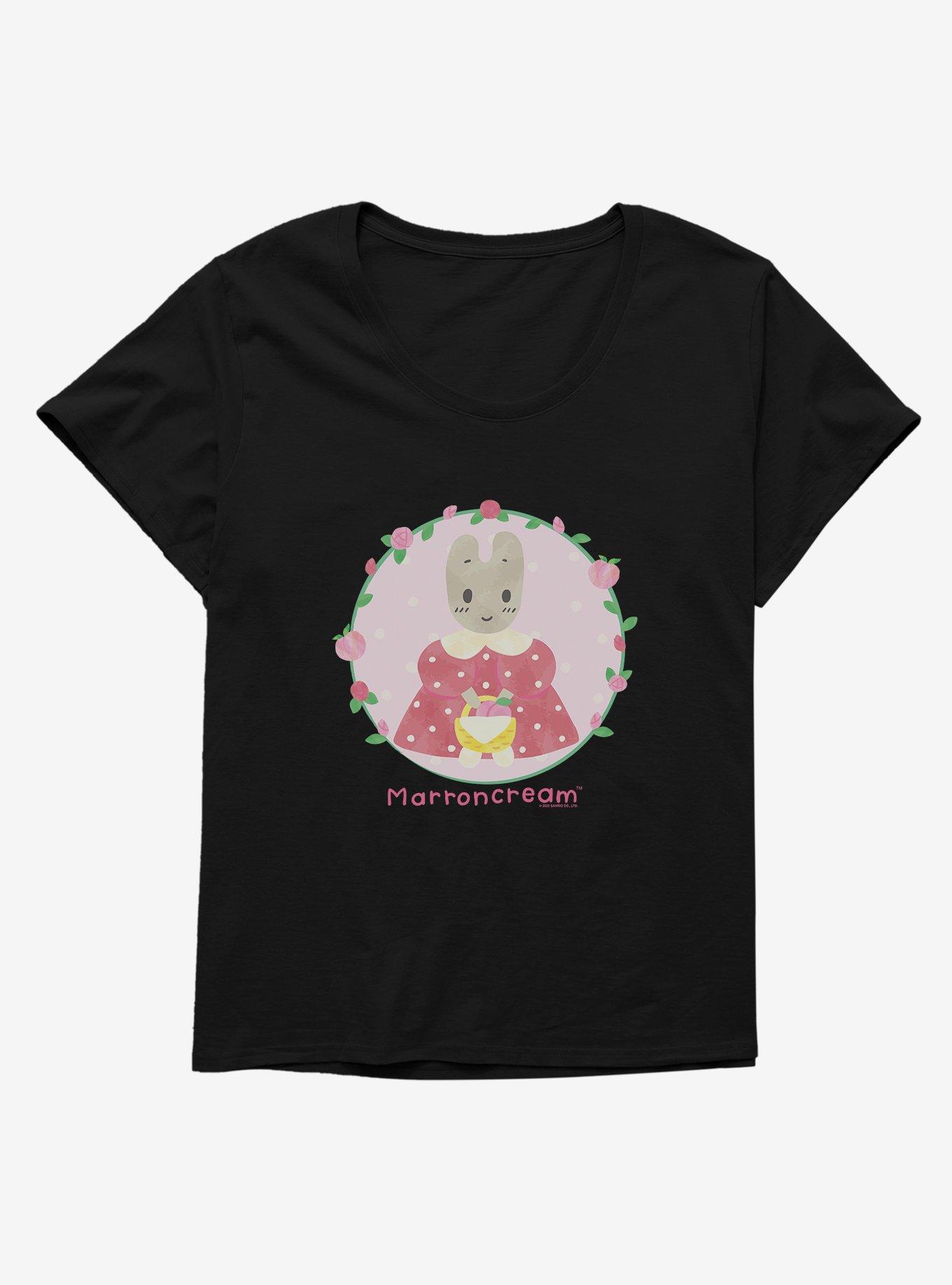 Hello Kitty And Friends Marroncream Womens T-Shirt Plus Size, BLACK, hi-res