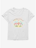 Hello Kitty And Friends Mushroom Garden Portrait Womens T-Shirt Plus Size, WHITE, hi-res