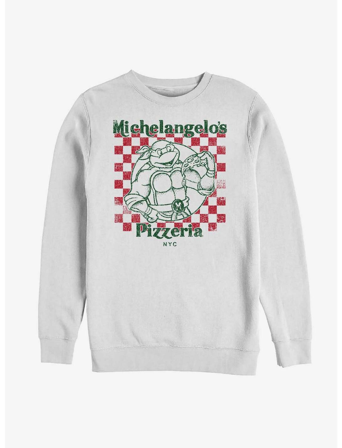 Teenage Mutant Ninja Turtles Mikey's Pizza Sweatshirt, WHITE, hi-res