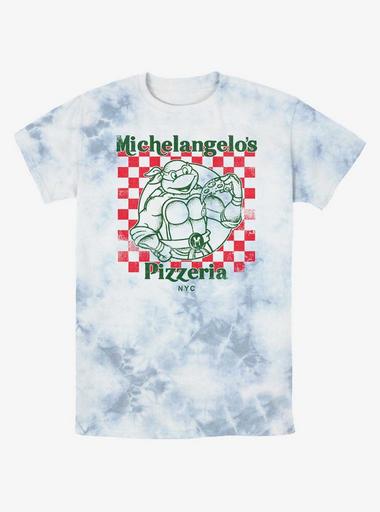 Teenage Mutant Ninja Turtles Mikey's Pizza Tie-Dye T-Shirt - MULTI