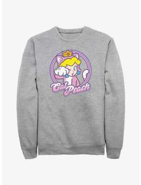 Mario Cat Princess Peach Sweatshirt, , hi-res