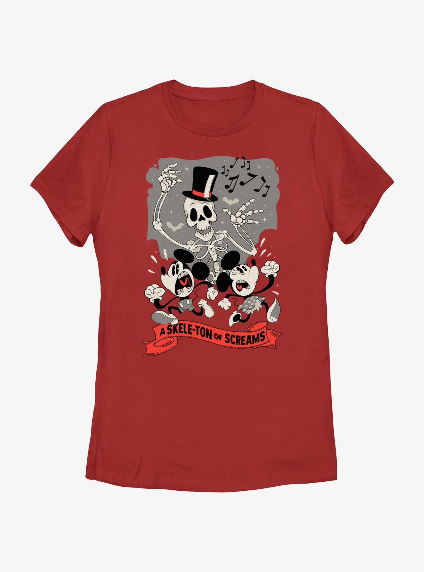 Disney Mickey Mouse A Skele-Ton of Screams Womens T-Shirt, , hi-res