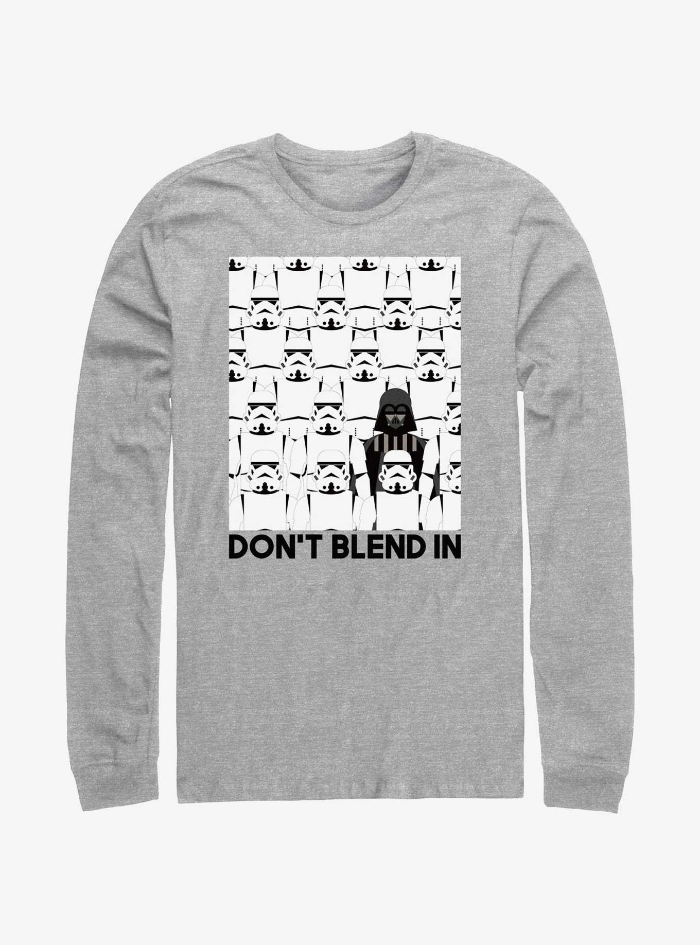Star Wars Darth Vader Don't Blend In Long-Sleeve T-Shirt, ATH HTR, hi-res