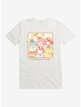 Hello Kitty And Friends Mushroom Hats Portrait T-Shirt, WHITE, hi-res