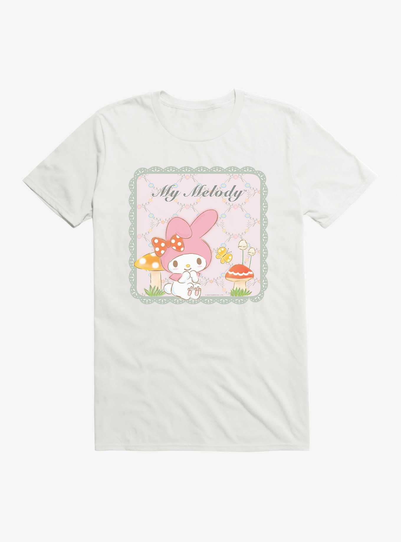 Hello Kitty And Friends My Melody Mushroom Stamp T-Shirt, , hi-res