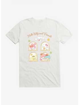 Hello Kitty And Friends Mushroom Garden Portrait Tiles T-Shirt, , hi-res