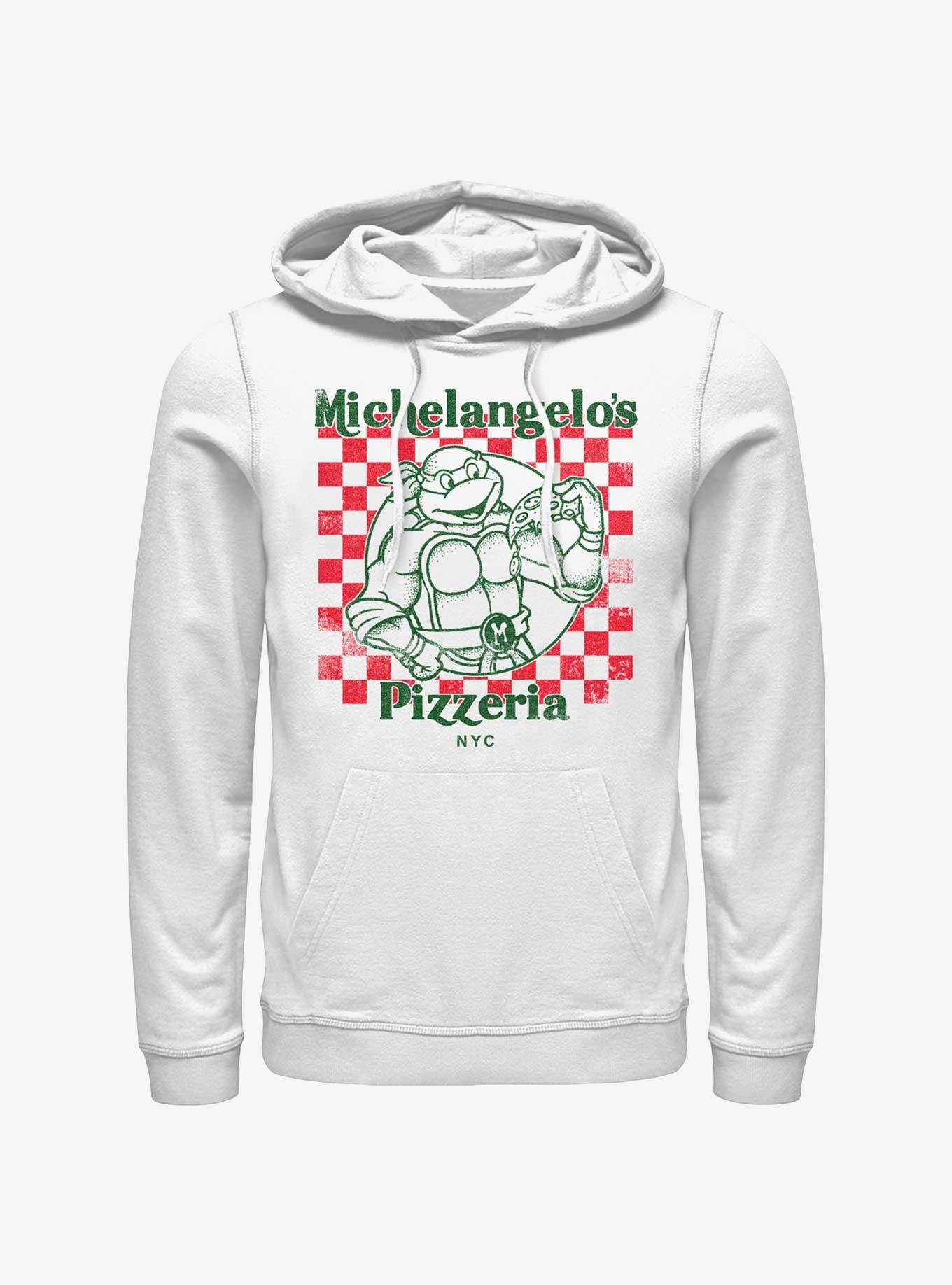 Teenage Mutant Ninja Turtles Mikey's Pizza Hoodie, WHITE, hi-res