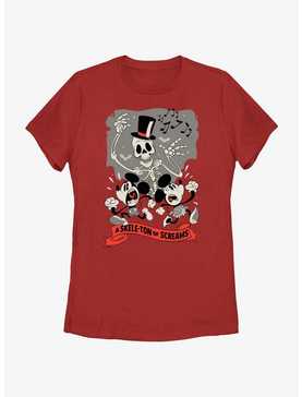 Disney Mickey Mouse A Skele-Ton of Screams Womens T-Shirt, , hi-res
