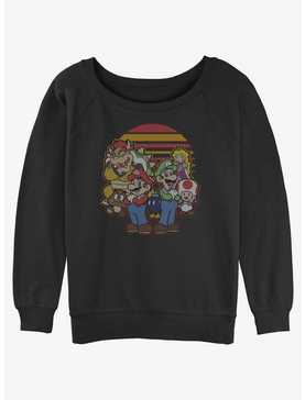 Nintendo Mario And Friends Womens Slouchy Sweatshirt, , hi-res