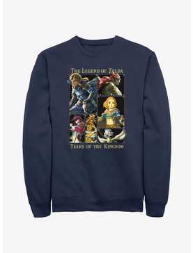 Nintendo Tears of the Kingdom Character Lineup Sweatshirt, , hi-res