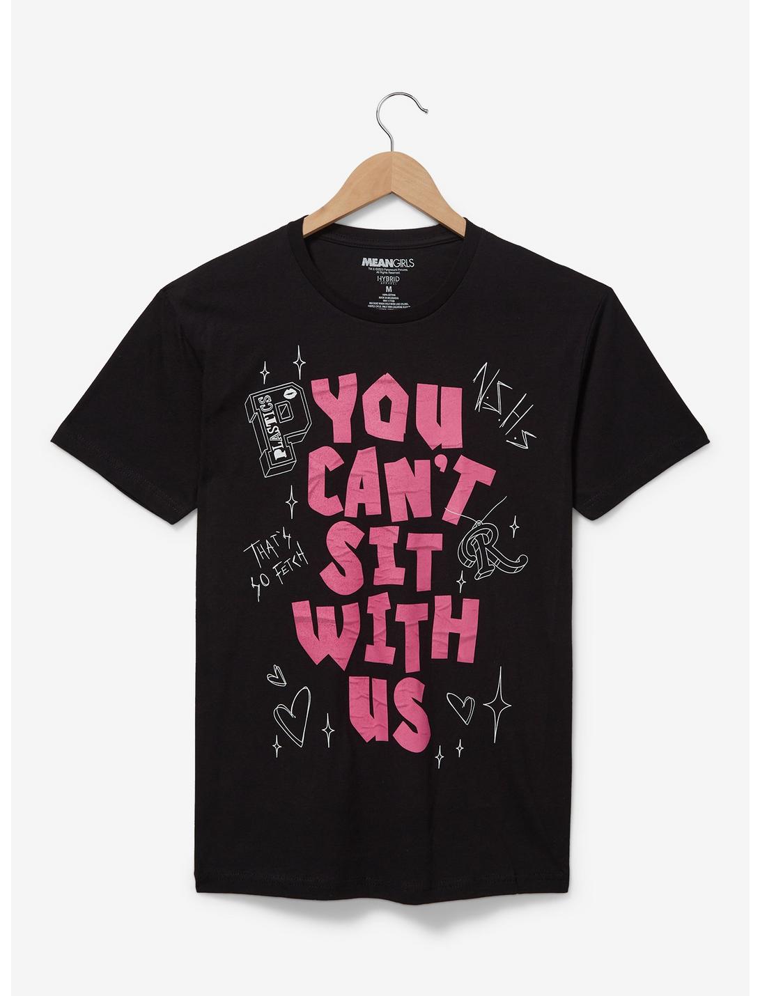 Mean Girls You Can't Sit With Us T-Shirt — BoxLunch Exclusive, BLACK, hi-res