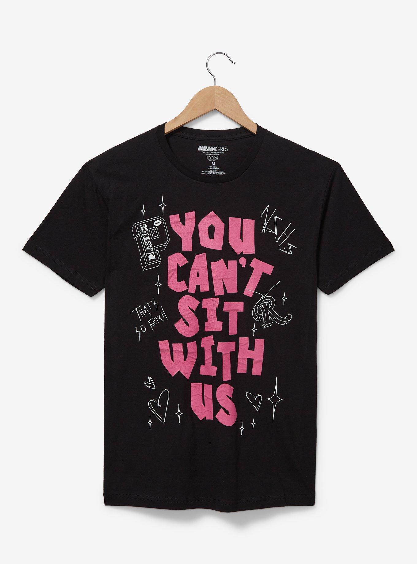 Mean Girls You Can't Sit With Us T-Shirt — BoxLunch Exclusive, BLACK, hi-res