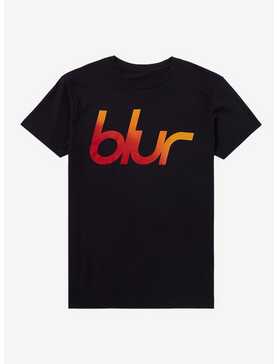 Blur Ombre Logo Boyfriend Fit Girls T-Shirt, , hi-res