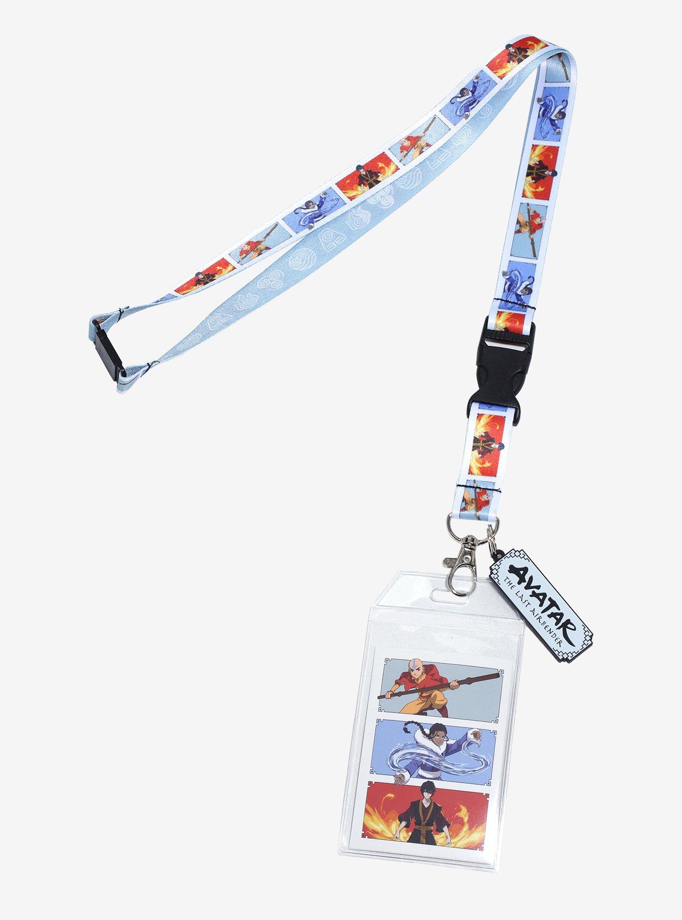 Avatar: The Last Airbender Aang, Katara, and Zuko Lanyard