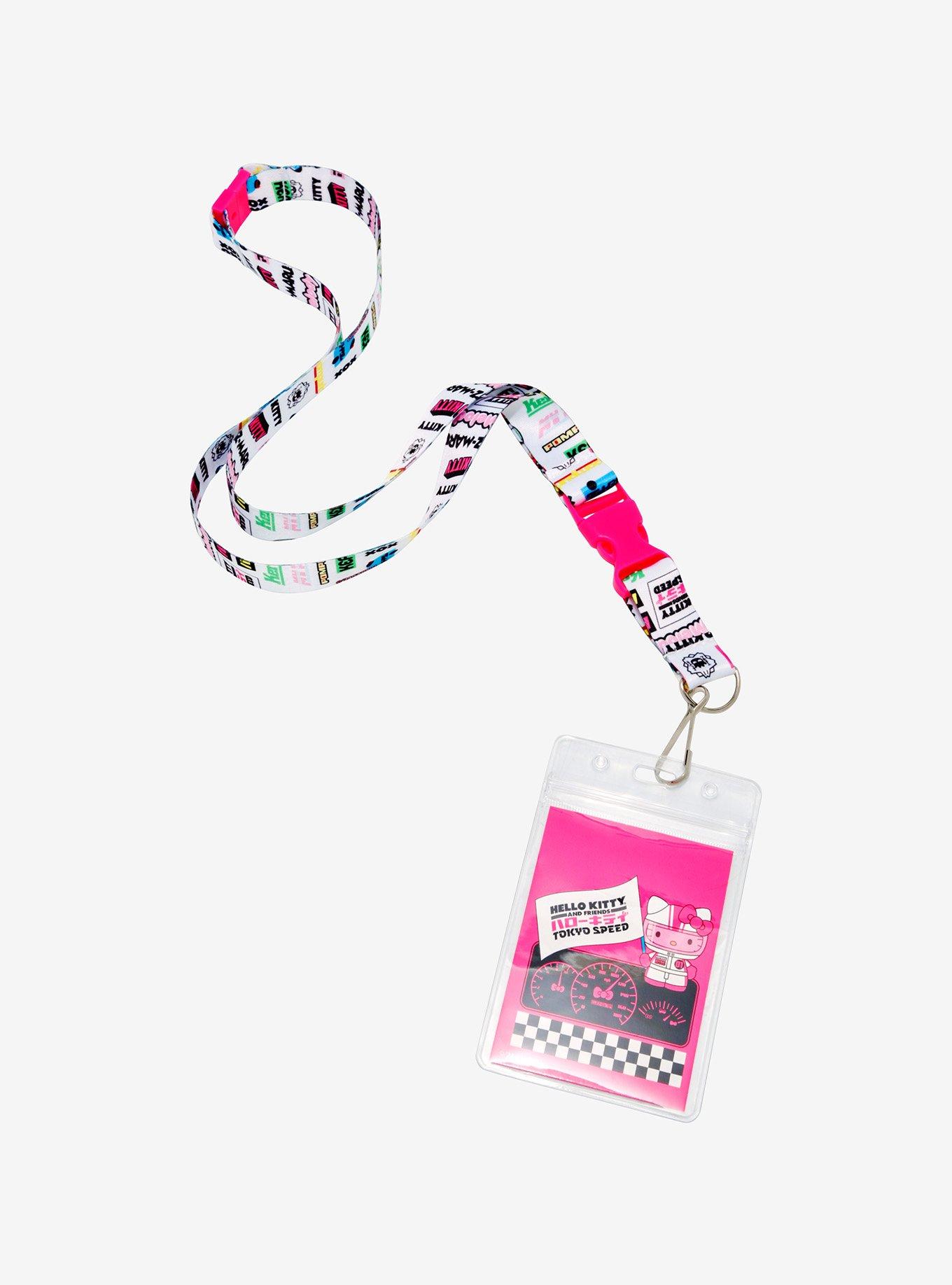Sanrio Hello Kitty Racing Lanyard &mdash; BoxLunch Exclusive, , hi-res