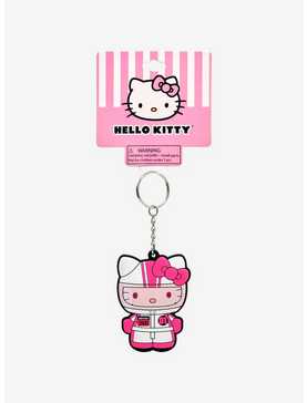 Sanrio Hello Kitty Racecar Driver Keychain — BoxLunch Exclusive, , hi-res