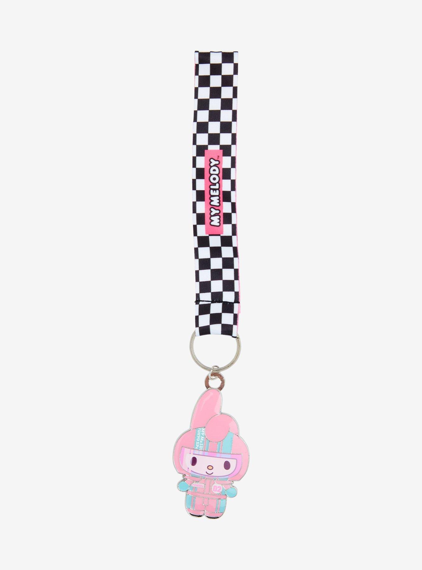 Sanrio My Melody Racing Suit Wristlet Strap Keychain, , hi-res