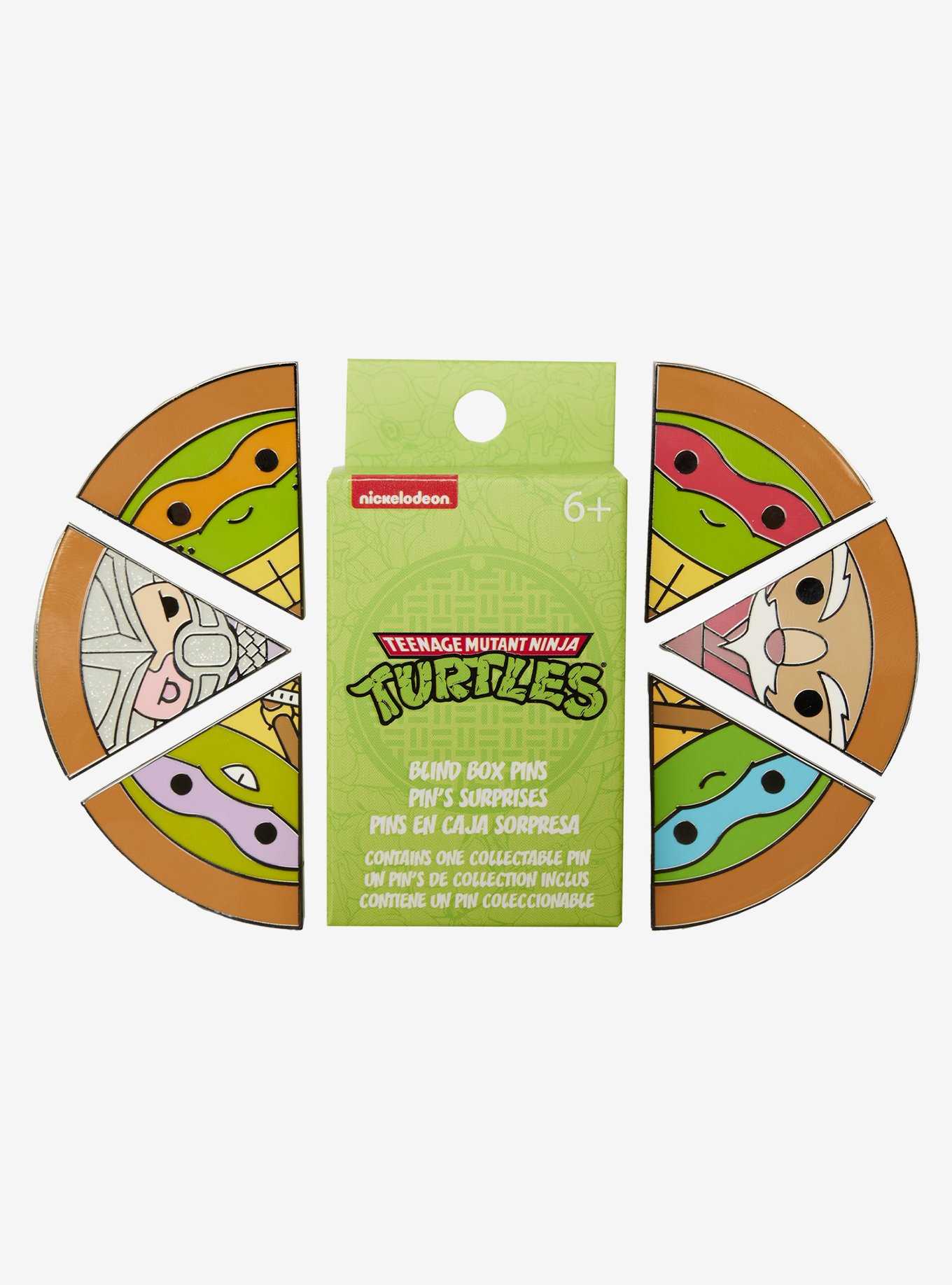 Loungefly Teenage Mutant Ninja Turtles Character Pizza Slices Blind Box Enamel Pin, , hi-res
