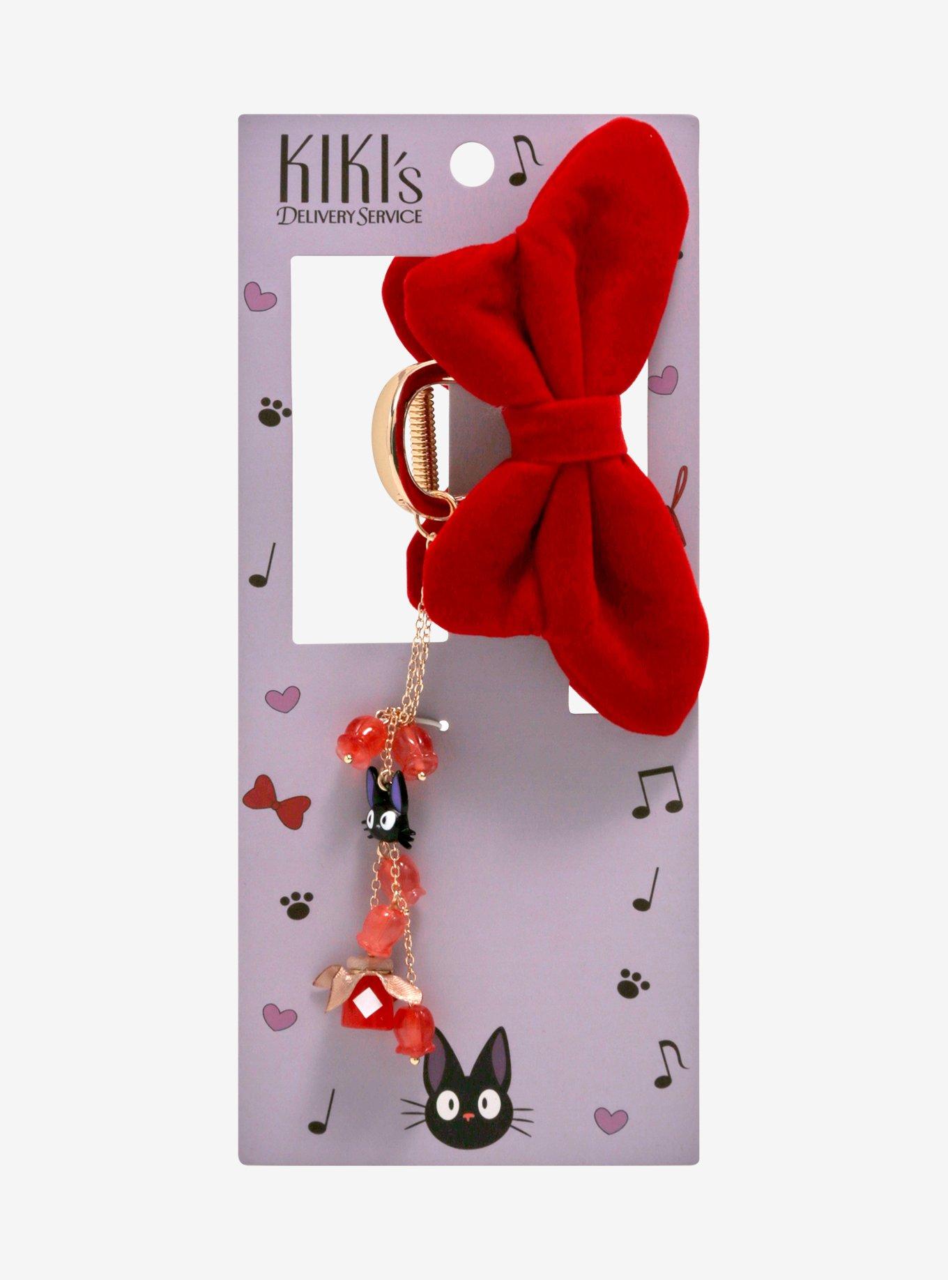 Studio Ghibli Kiki's Delivery Service Velvet Bow Claw Clip, , hi-res