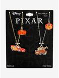 Disney Pixar Cars Lightning McQueen and Tow Mater Bestie Necklace Set — BoxLunch Exclusive, , hi-res