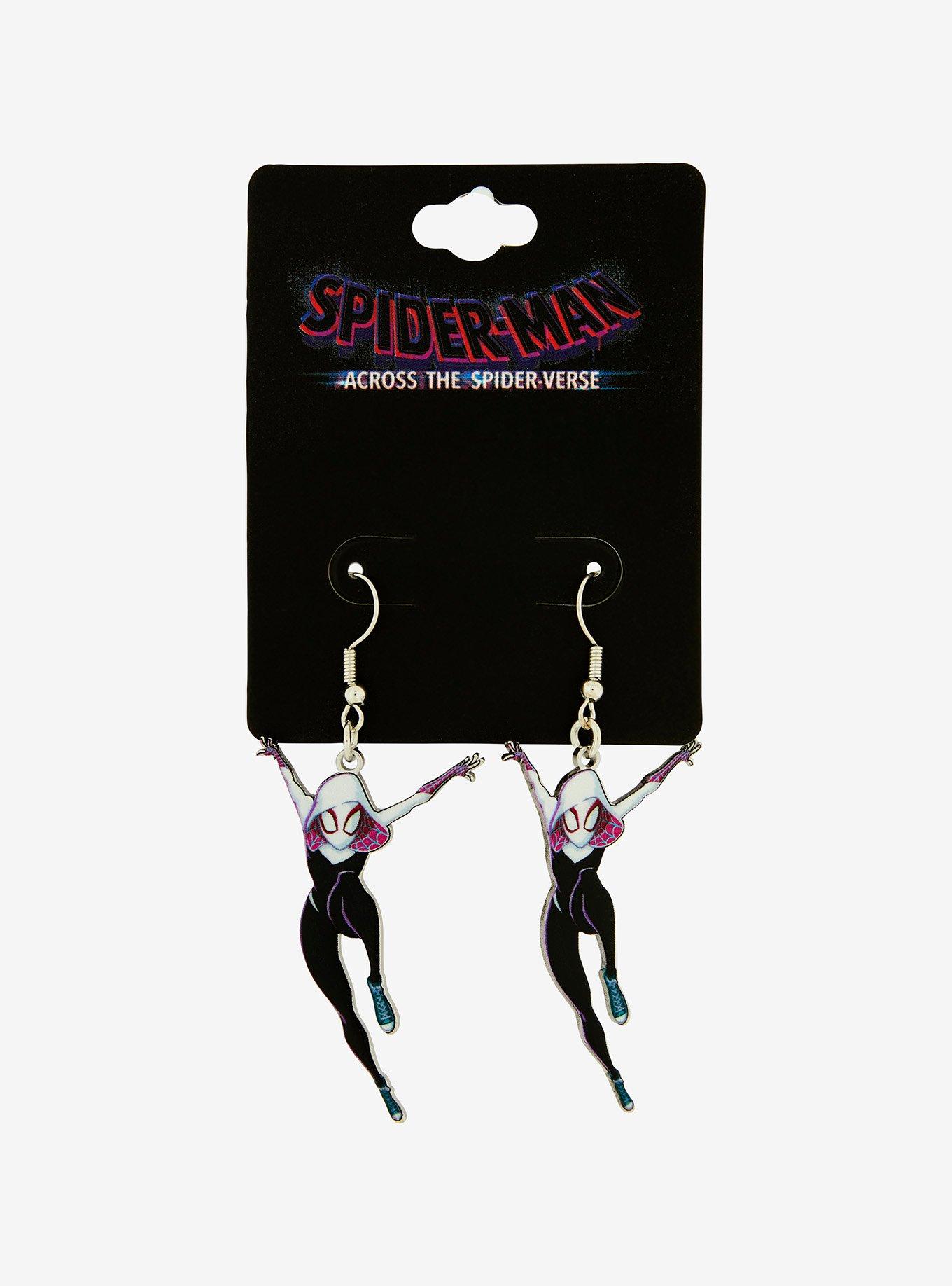 Marvel Spider-Man: Across the Spider-Verse Spider-Gwen Hook Earrings, , hi-res