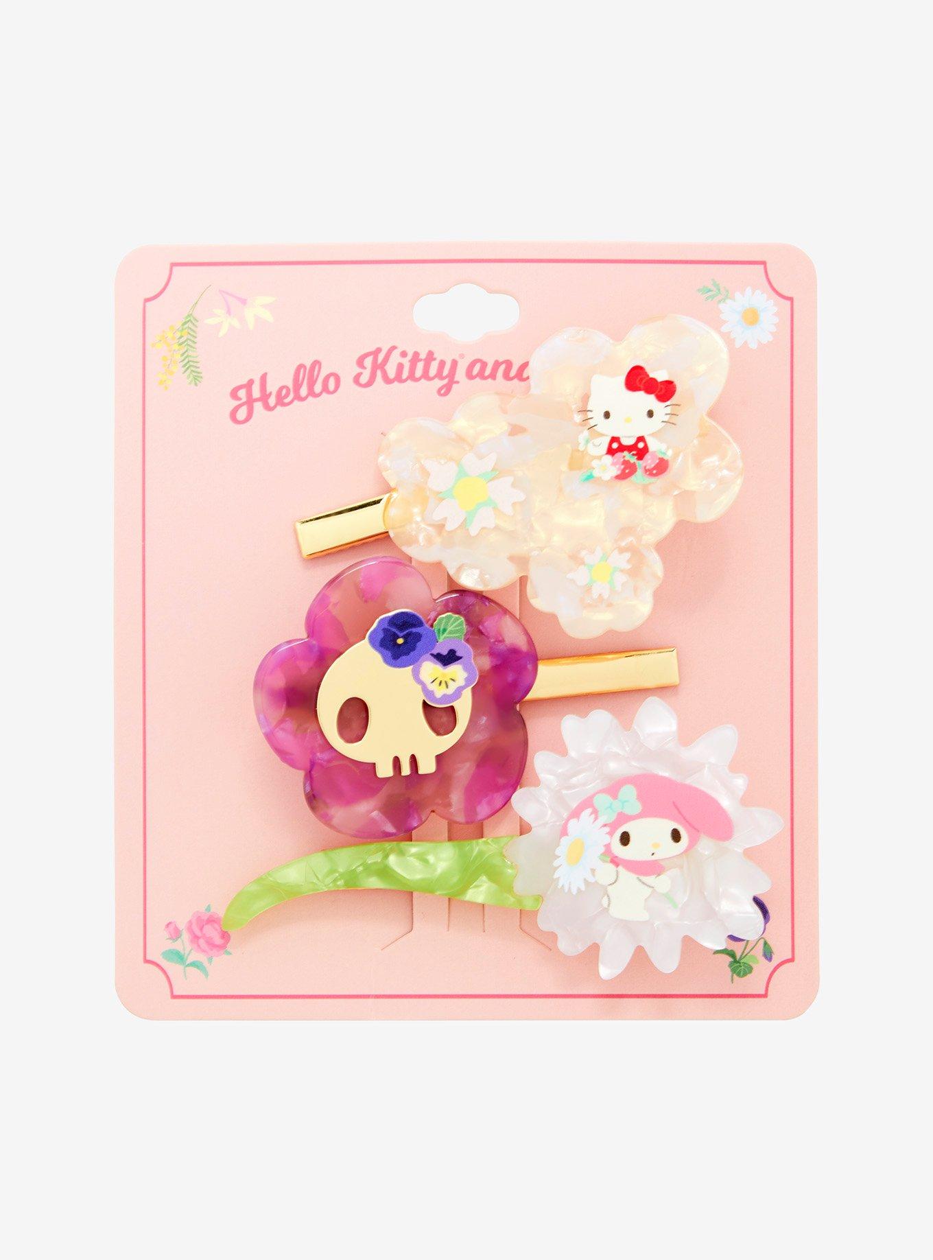 Sanrio Hello Kitty and Friends Floral Hair Clip Set - BoxLunch Exclusive