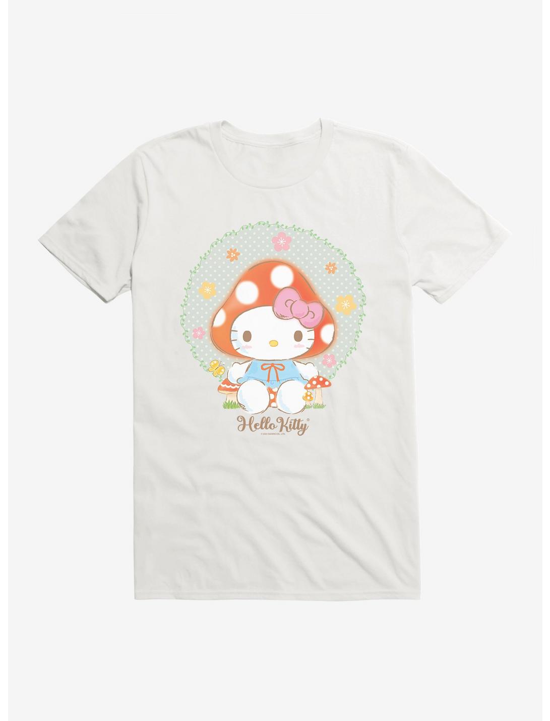 Hello Kitty And Friends Mushroom T-Shirt, WHITE, hi-res