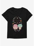 Hello Kitty And Friends Little Twin Stars Womens T-Shirt Plus Size, BLACK, hi-res