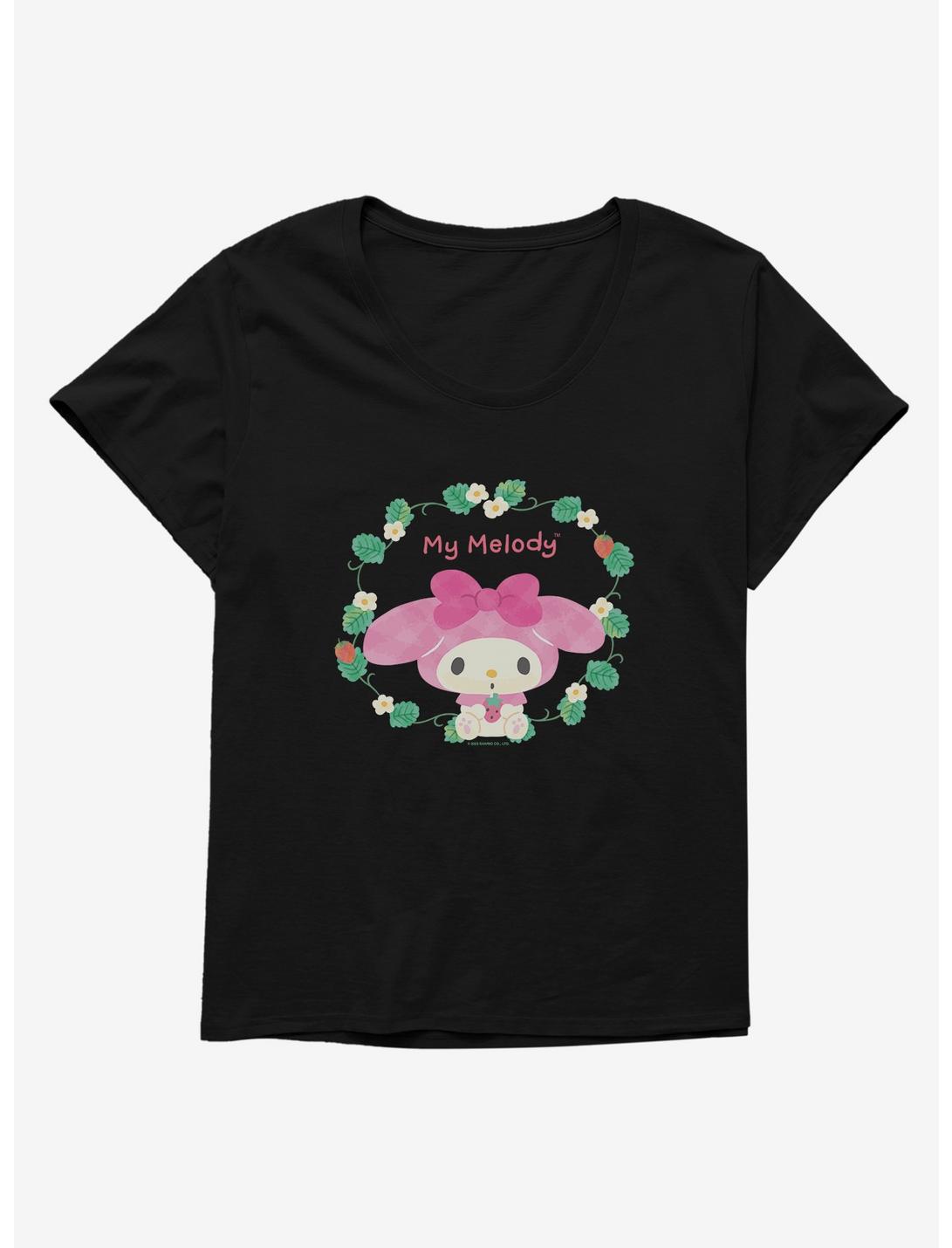 Hello Kitty And Friends My Melody Womens T-Shirt Plus Size, BLACK, hi-res