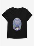 Hello Kitty And Friends Berry Cute Kuromi Womens T-Shirt Plus Size, BLACK, hi-res