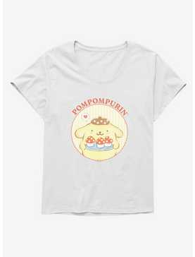Hello Kitty And Friends Pompompurin Mushroom Cupcakes Womens T-Shirt Plus Size, , hi-res