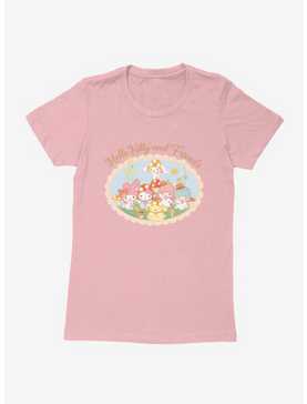 Hello Kitty And Friends Mushroom Garden Portrait Womens T-Shirt, , hi-res