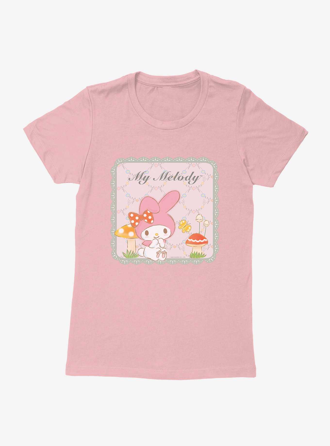 Hello Kitty And Friends My Melody Mushroom Stamp Womens T-Shirt, , hi-res