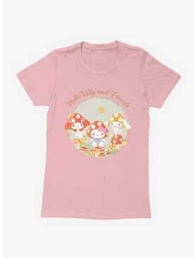 Hello Kitty And Friends Mushroom Garden Circle Portrait Womens T-Shirt, , hi-res