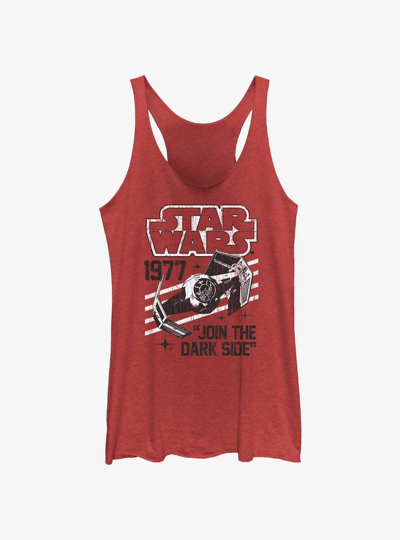 Star Wars Vader's Domain Womens Tank Top, RED HTR, hi-res