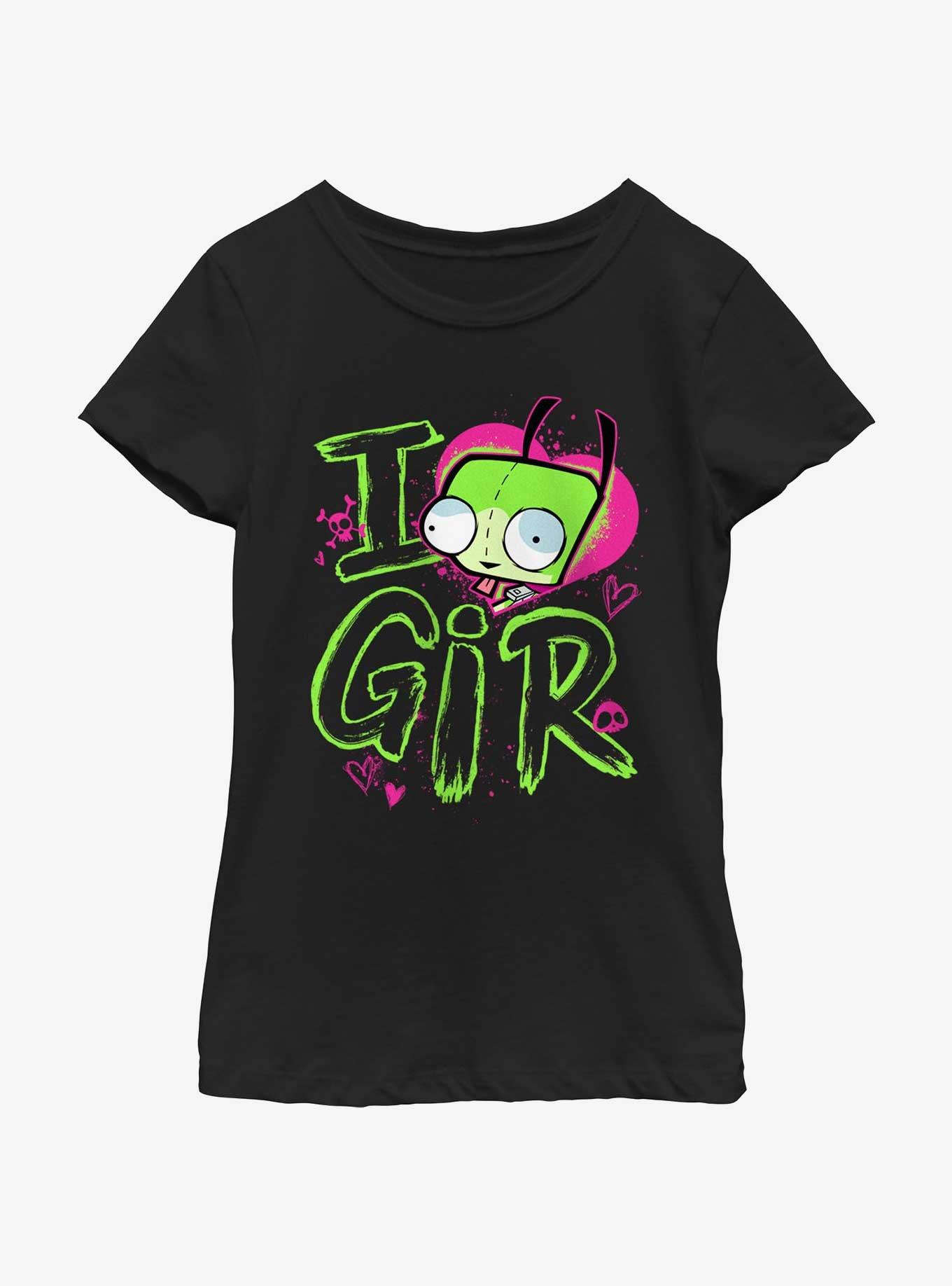 Invader ZIM Love GIR Youth Girls T-Shirt, , hi-res