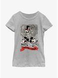 Disney Mickey Mouse A Skele-Ton of Screams Youth Girls T-Shirt, ATH HTR, hi-res