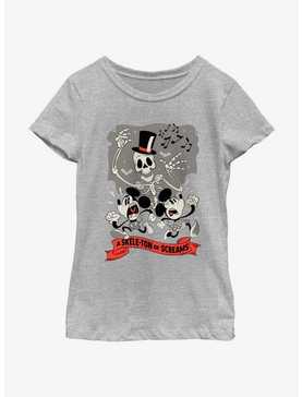 Disney Mickey Mouse A Skele-Ton of Screams Youth Girls T-Shirt, , hi-res