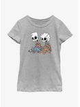 The Simpsons Skeleton Bart And Lisa Youth Girls T-Shirt, ATH HTR, hi-res