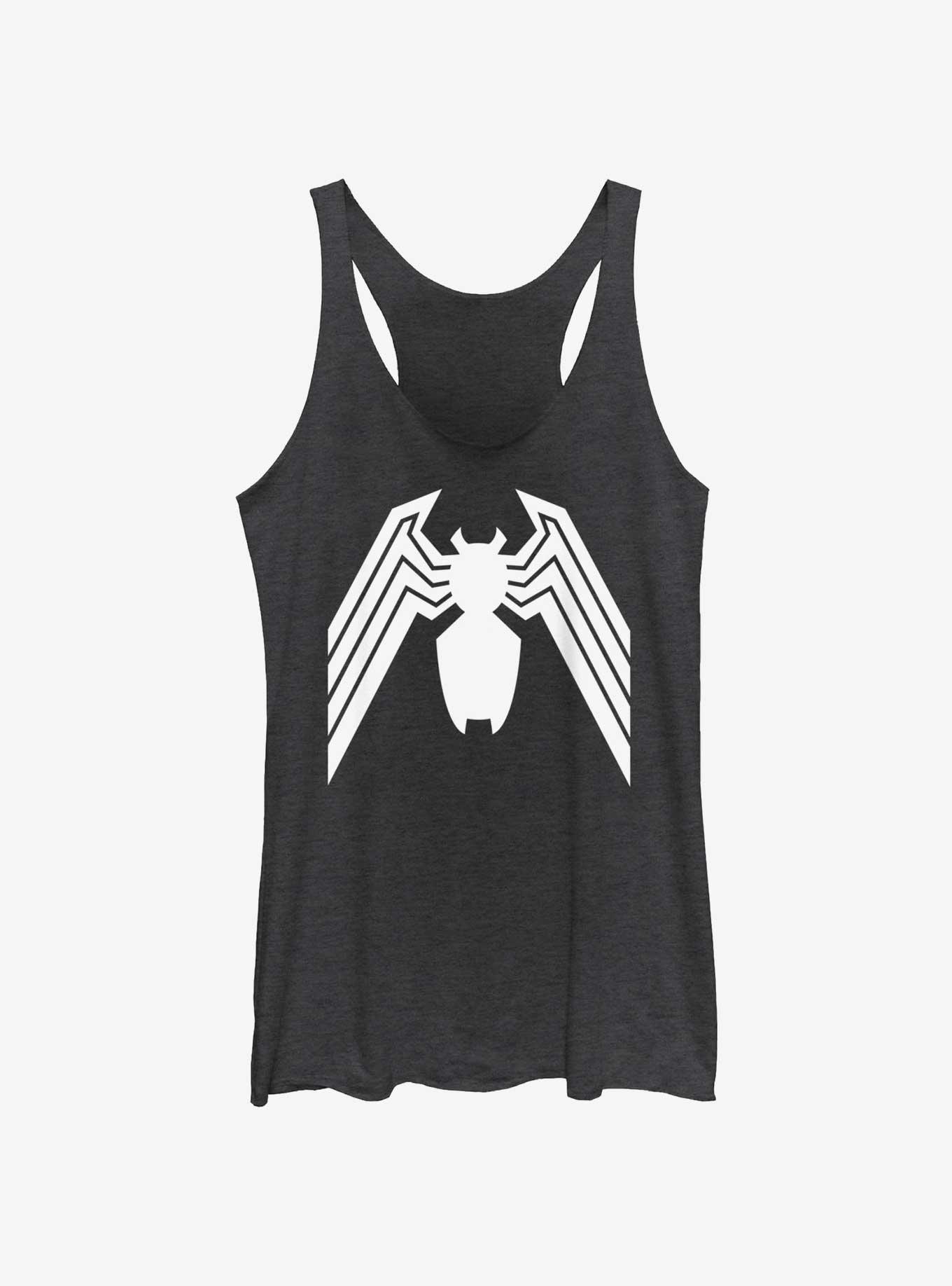 Marvel Spider-Man Venom Icon Womens Tank Top, BLK HTR, hi-res