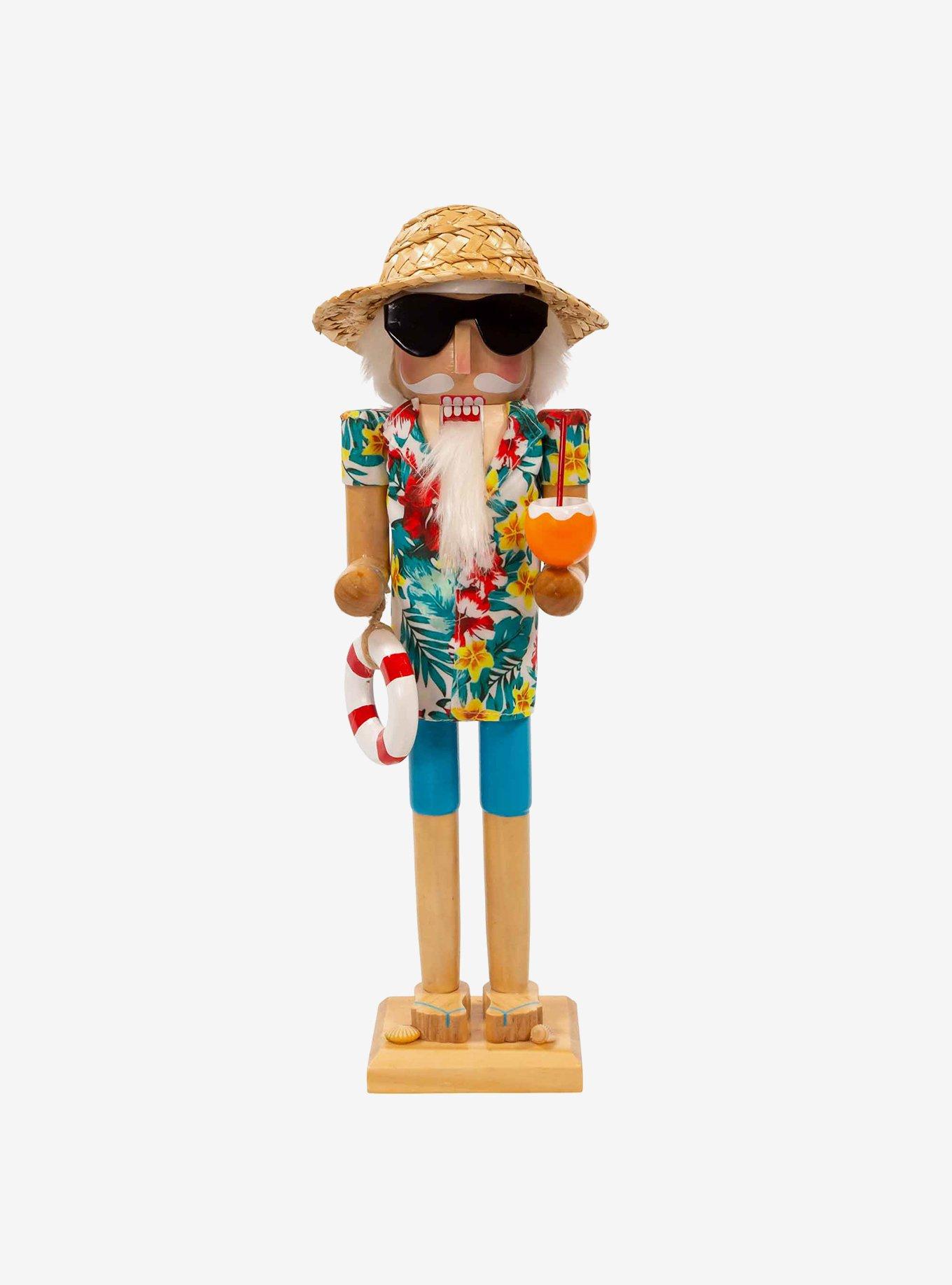 Beach Santa Nutcracker, , hi-res