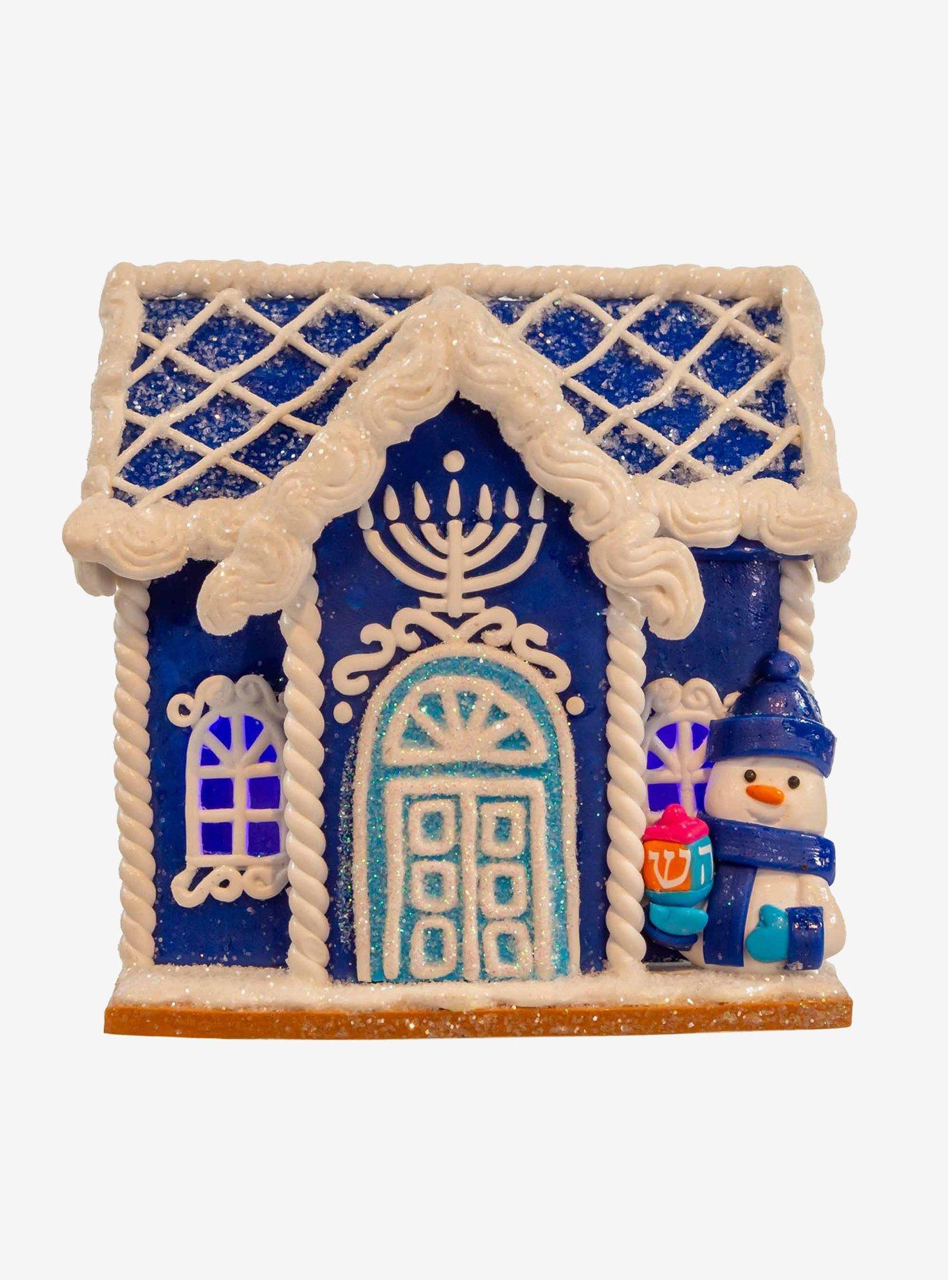 Claydough Hanukkah LED House Figure, , hi-res