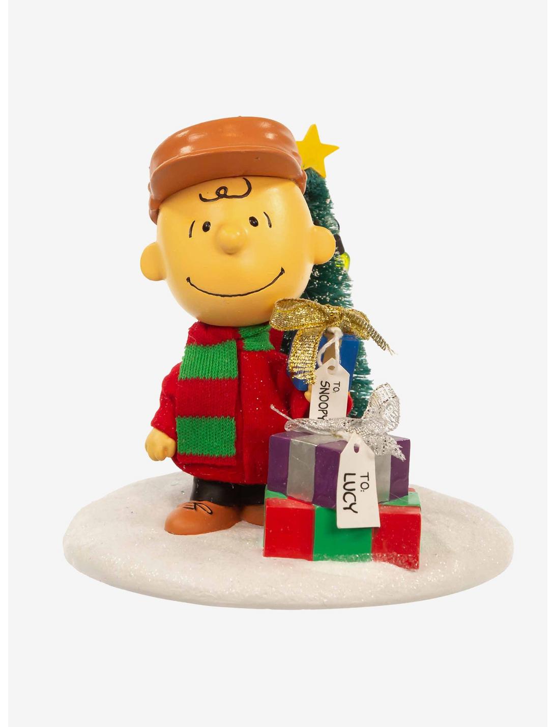 Peanuts Charlie Brown with Tree Fabric Mache Figure, , hi-res