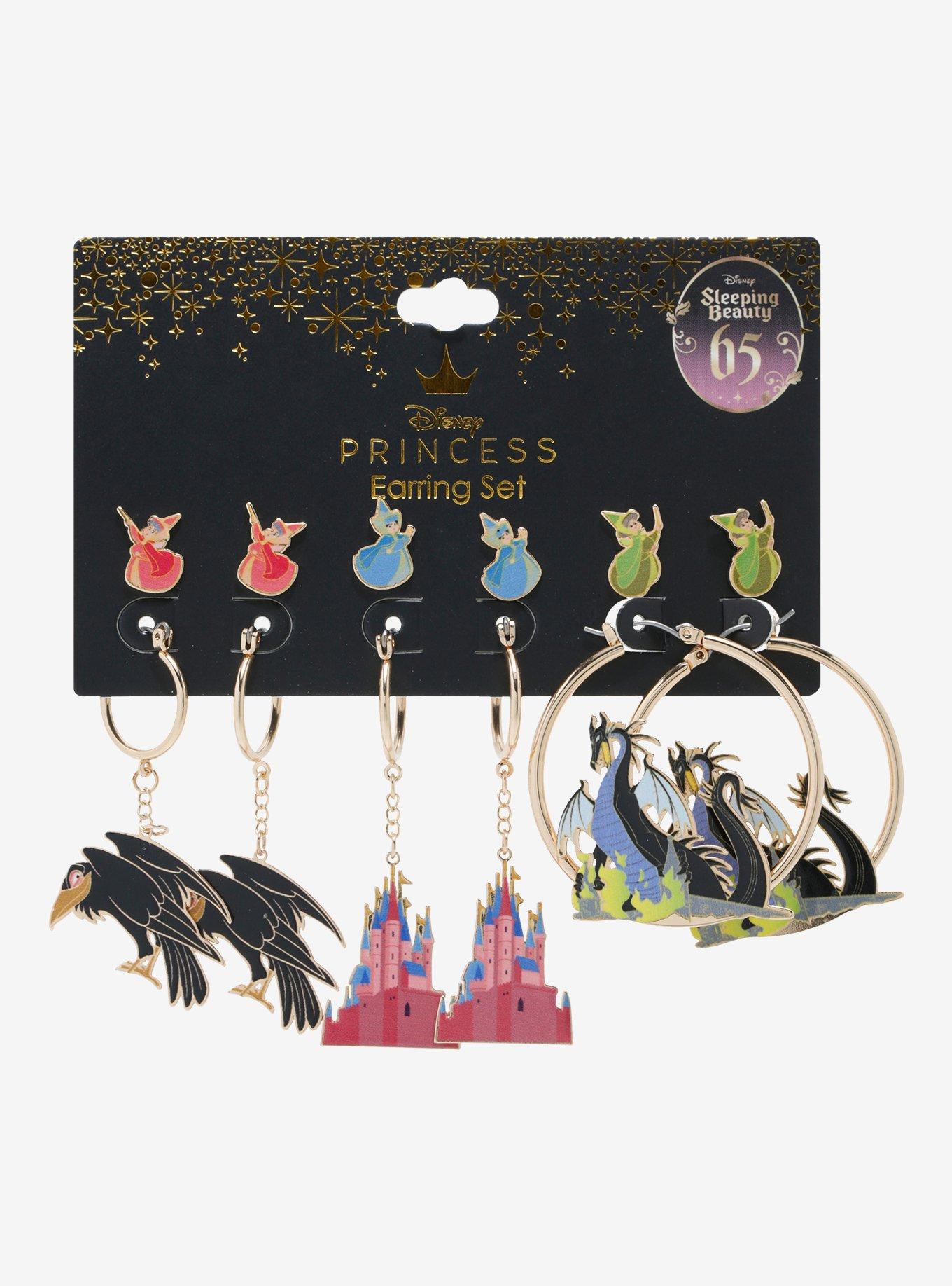 Disney Sleeping Beauty Character Earring Set, , hi-res