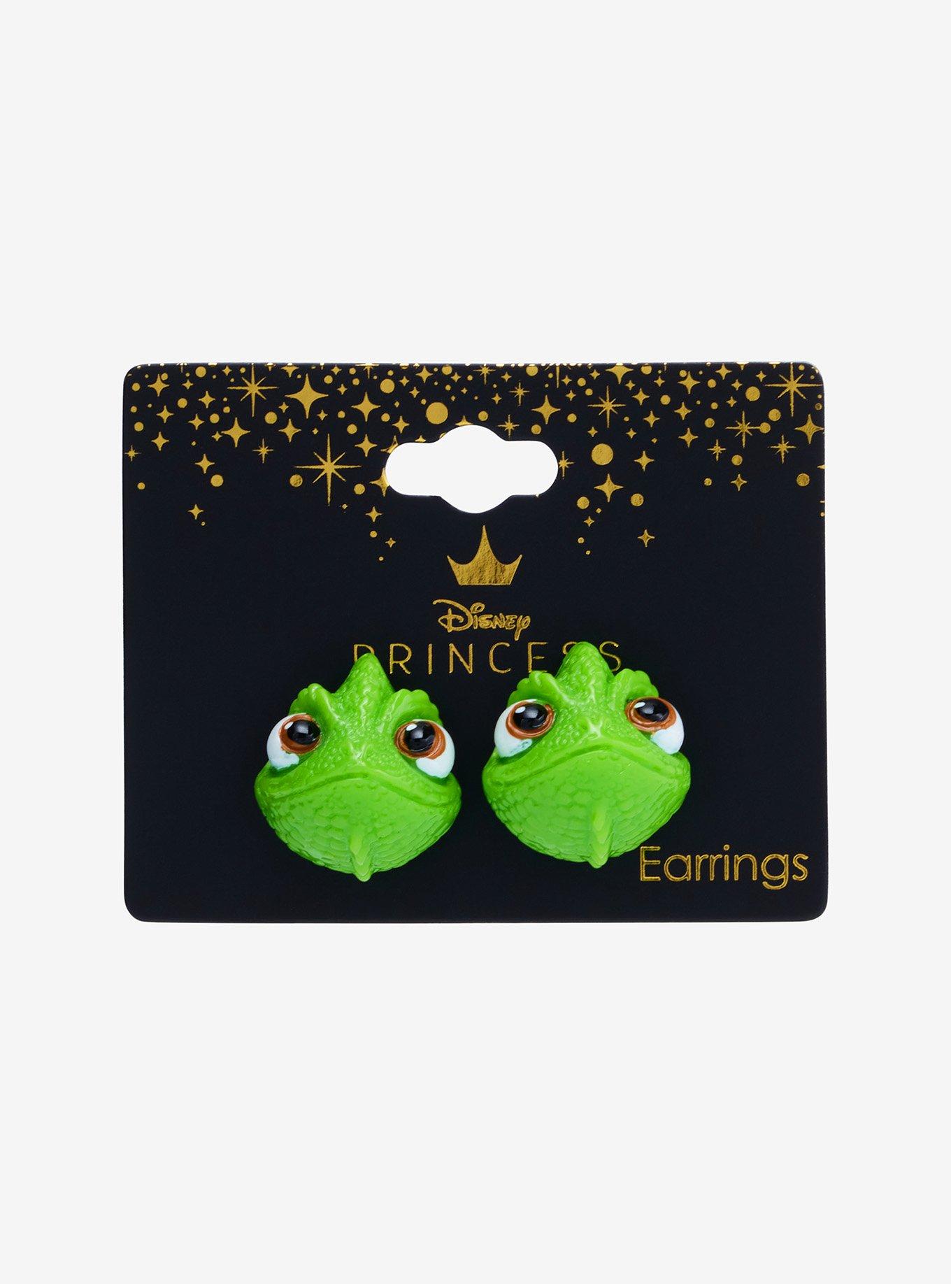 Disney Tangled Pascal Front/Back Earrings, , hi-res