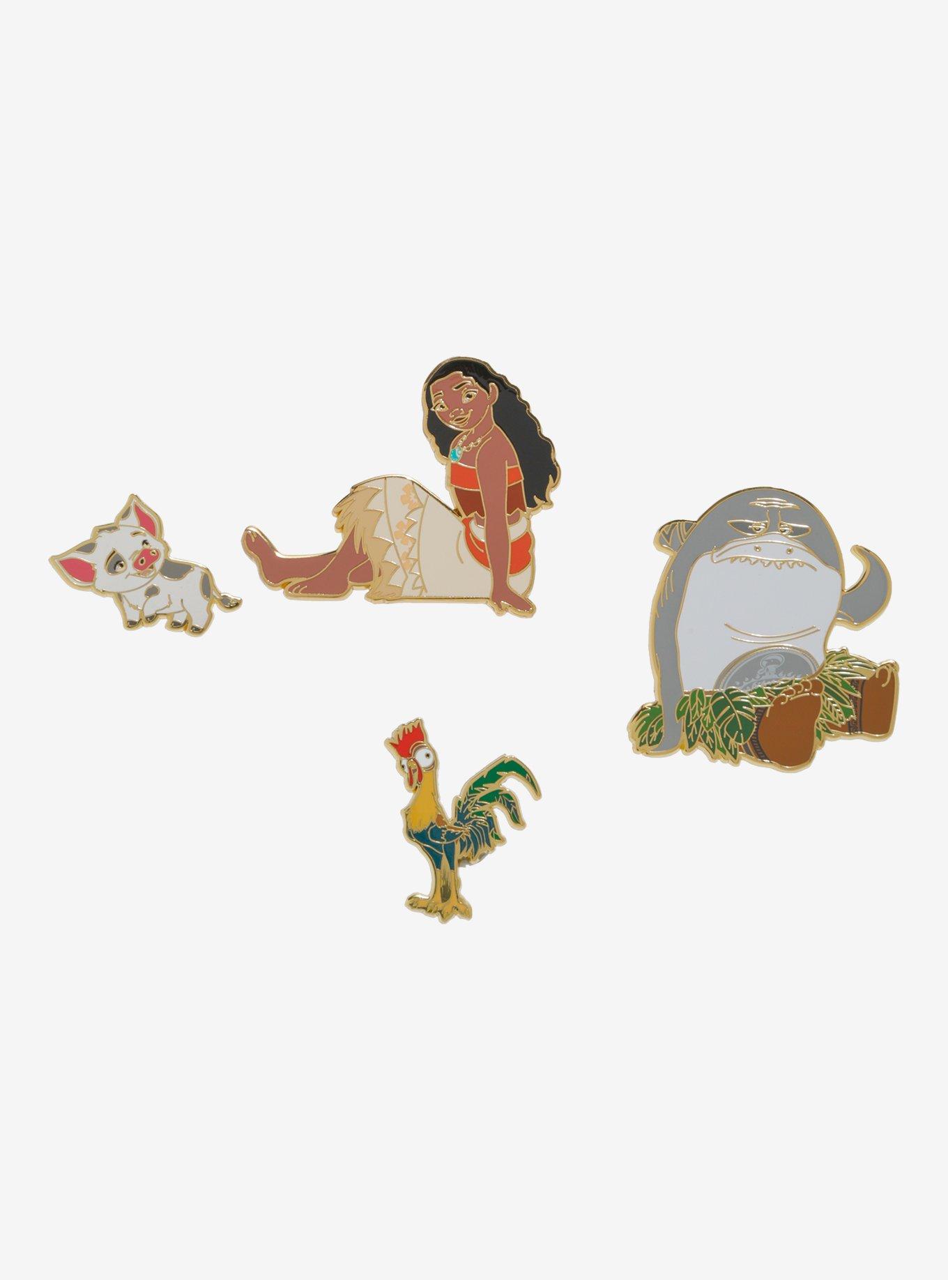 Loungefly Disney Moana Group Enamel Pin Set, , hi-res