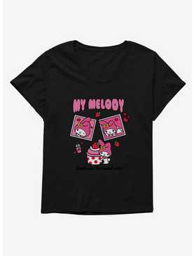 Hello Kitty & Friends My Melody Strawberry Stamps Womens T-Shirt Plus Size, , hi-res