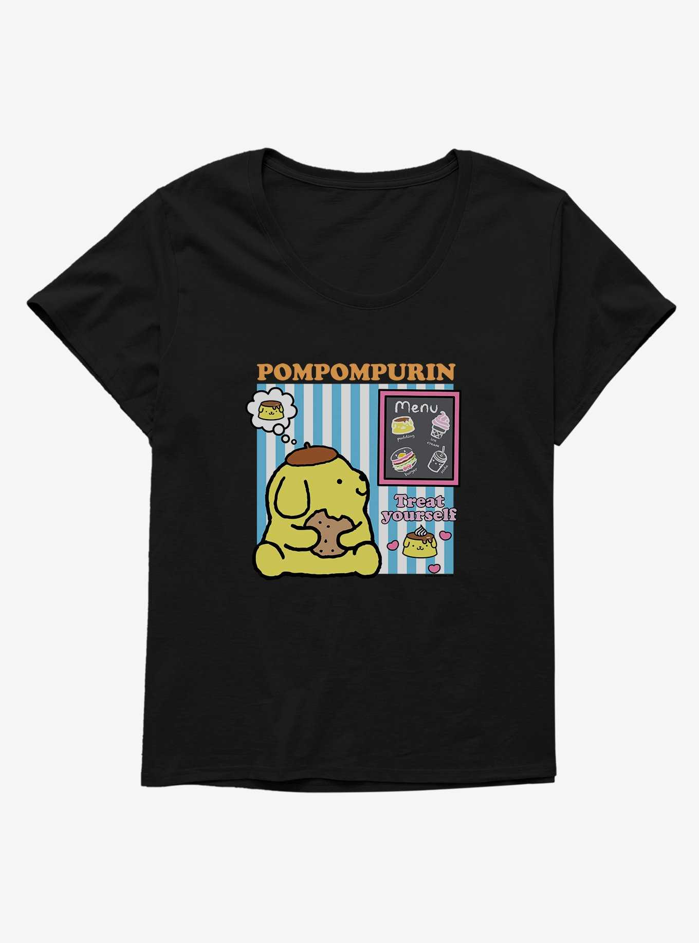 Hello Kitty & Friends Pompompurin Treat Yourself Womens T-Shirt Plus Size, , hi-res