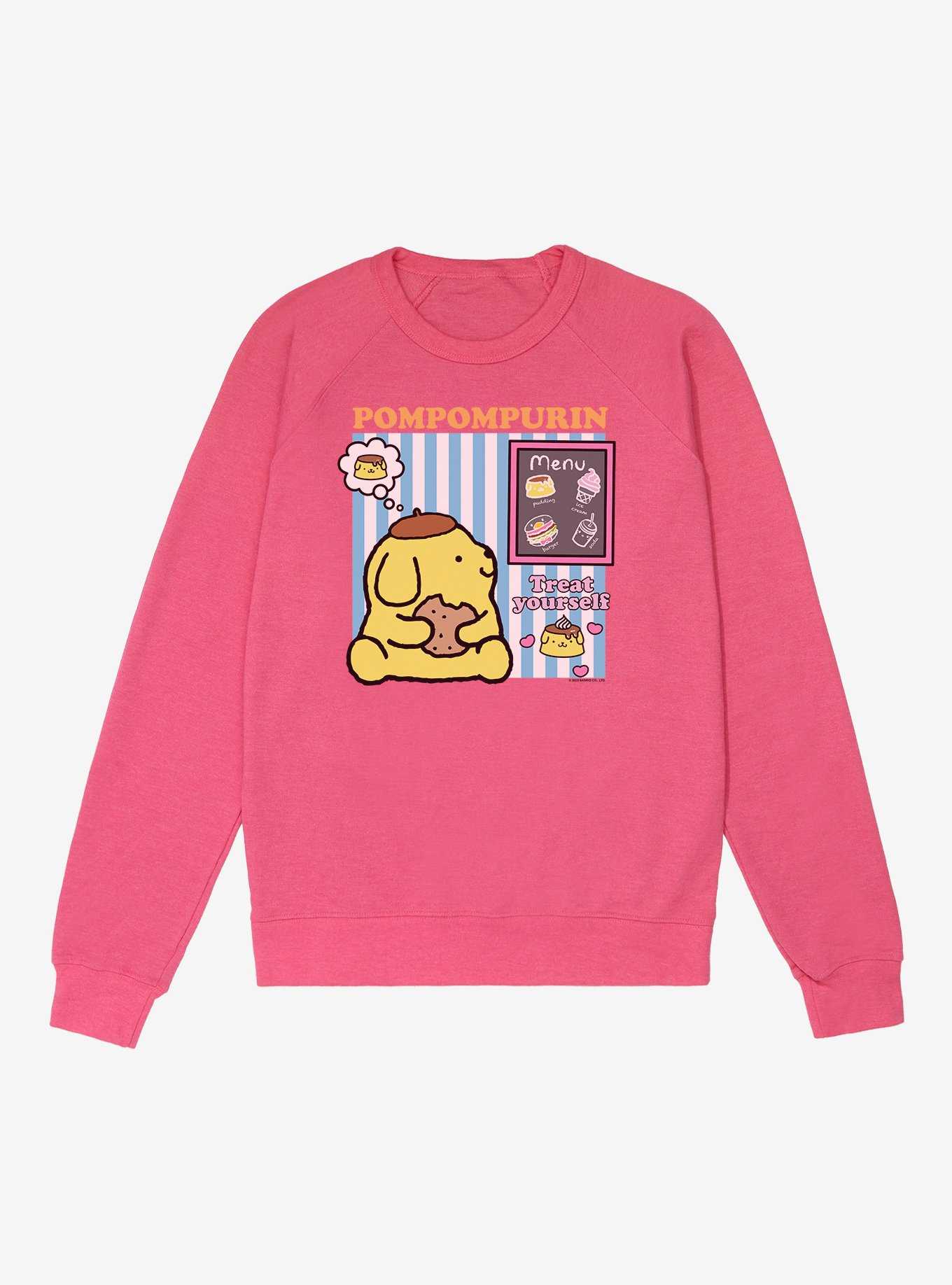 Hello Kitty & Friends Pompompurin Treat Yourself French Terry Sweatshirt, , hi-res