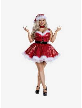 Christmas Belle Adult Costume Plus Size, , hi-res